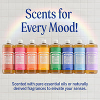 Pure-Castile Magic Liquid Soap - Made with Regenerative Organic Certified Oils - 18-In-1 Uses for Face, Body, Hand Gentle on Baby & Sensitive Skin Body Wash Unscented,32Oz