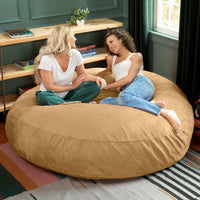 Jaxx 6 Ft Cocoon - Large Bean Bag Chair For Adults, Camel - Camel