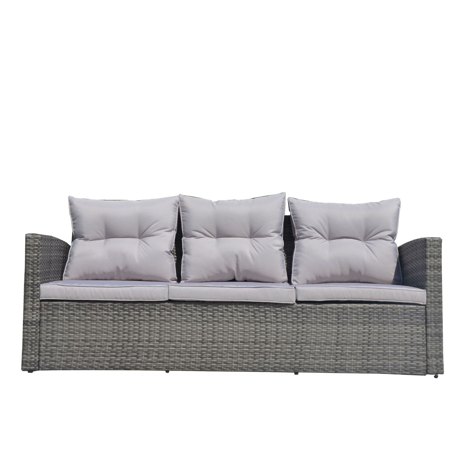 6pc Wicker Outdoor Patio Sofa Set