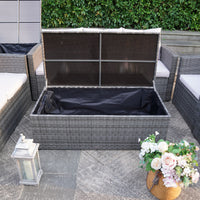 6pc Wicker Outdoor Patio Sofa Set