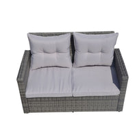 6pc Wicker Outdoor Patio Sofa Set