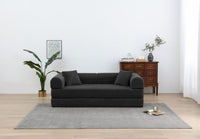 Foldable Sofa Bed, 77.9'' Folding Floor Couch, Compressed Convertable Sleeper Sofa, Memory Foam Couch with Pillow Back Support Armrest, 4-in-1 Futon Sofa Bed for Living Room, Army green